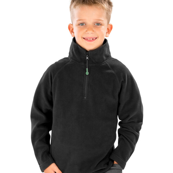 Result Genuine Recycled Kids Zip Neck Micro Fleece Thumbnail